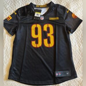 Women Nike NFL Commanders #93 Allen Dri-Fit Jersey